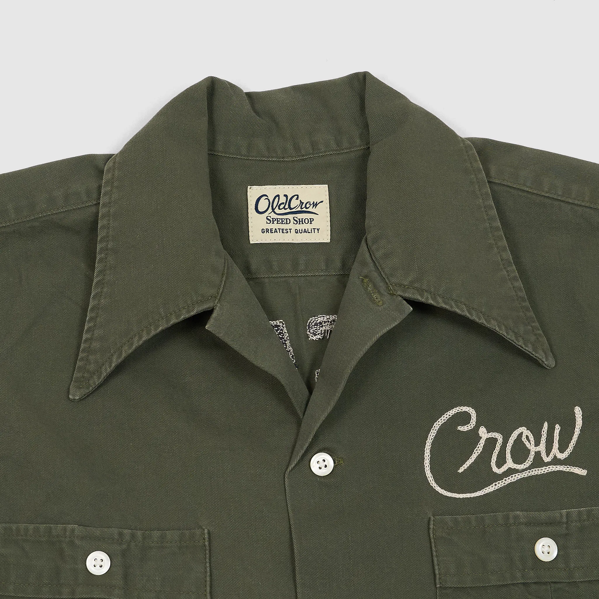Old Crow Speed Shop by Glad Hand & Co. Work Shirt sold by DeeCee style product image thumbnail 3