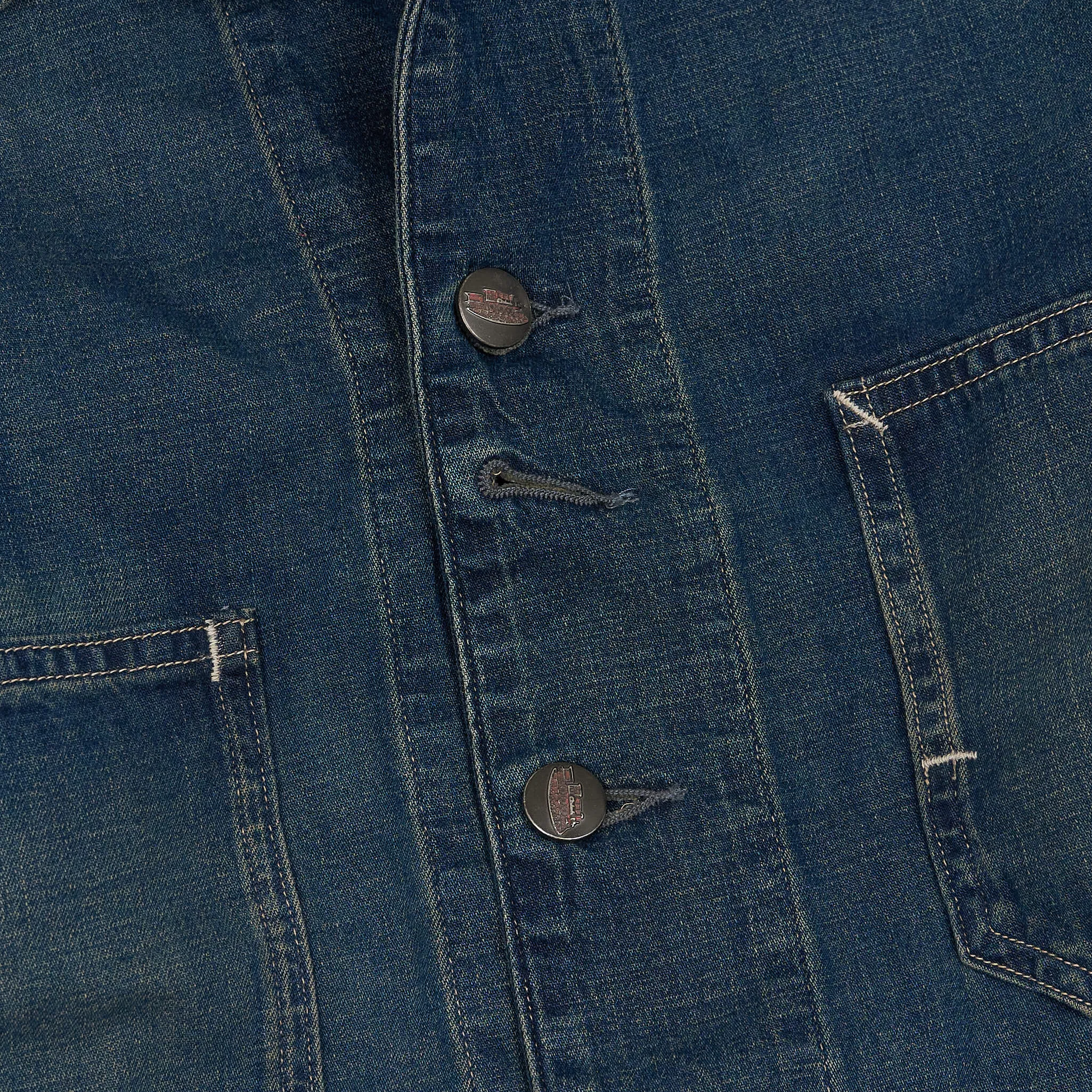 Double RL Engineer Shirt Jacket Cotton- Linen Denim sold by DeeCee style product image thumbnail 4