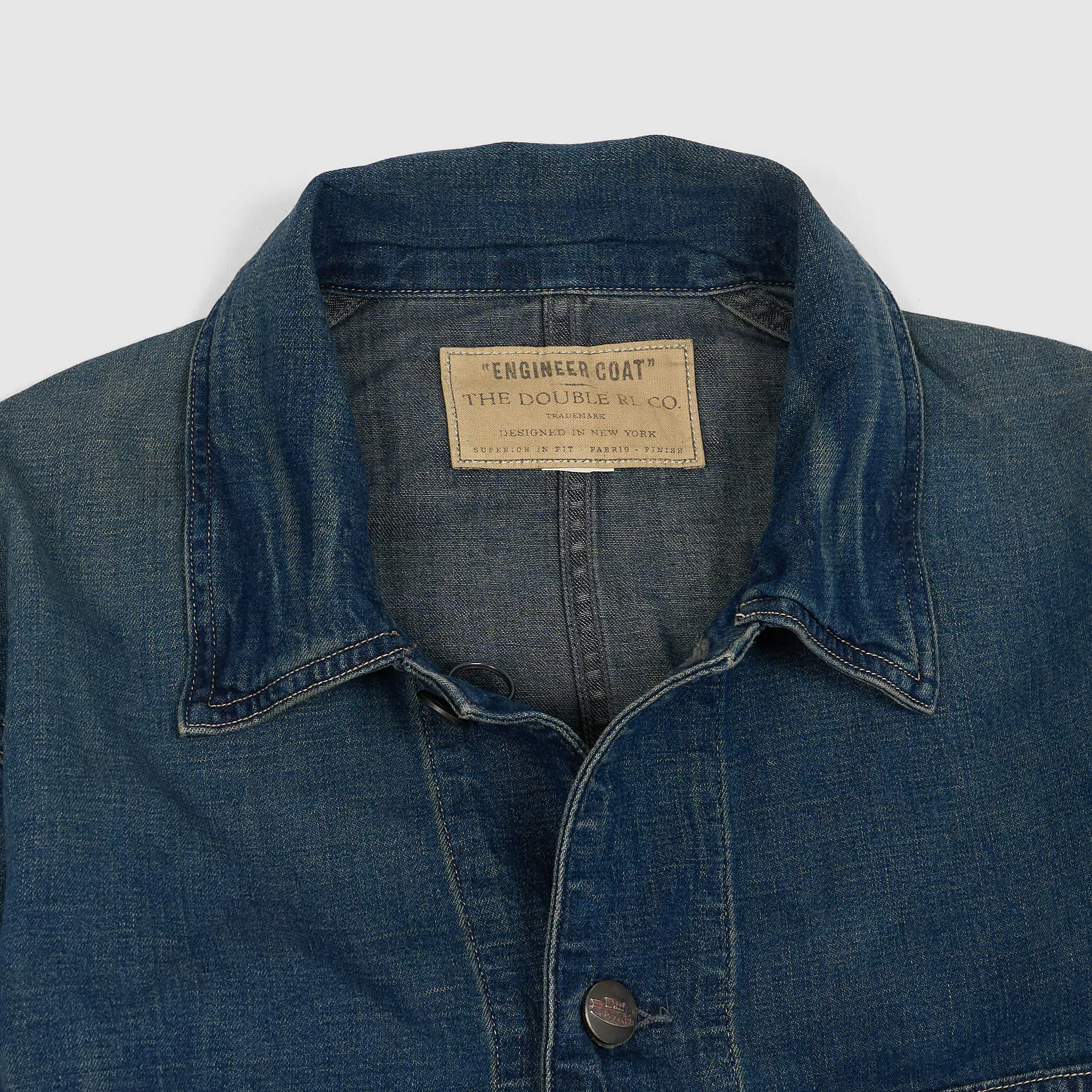 Double RL Engineer Shirt Jacket Cotton- Linen Denim sold by DeeCee style product image thumbnail 3