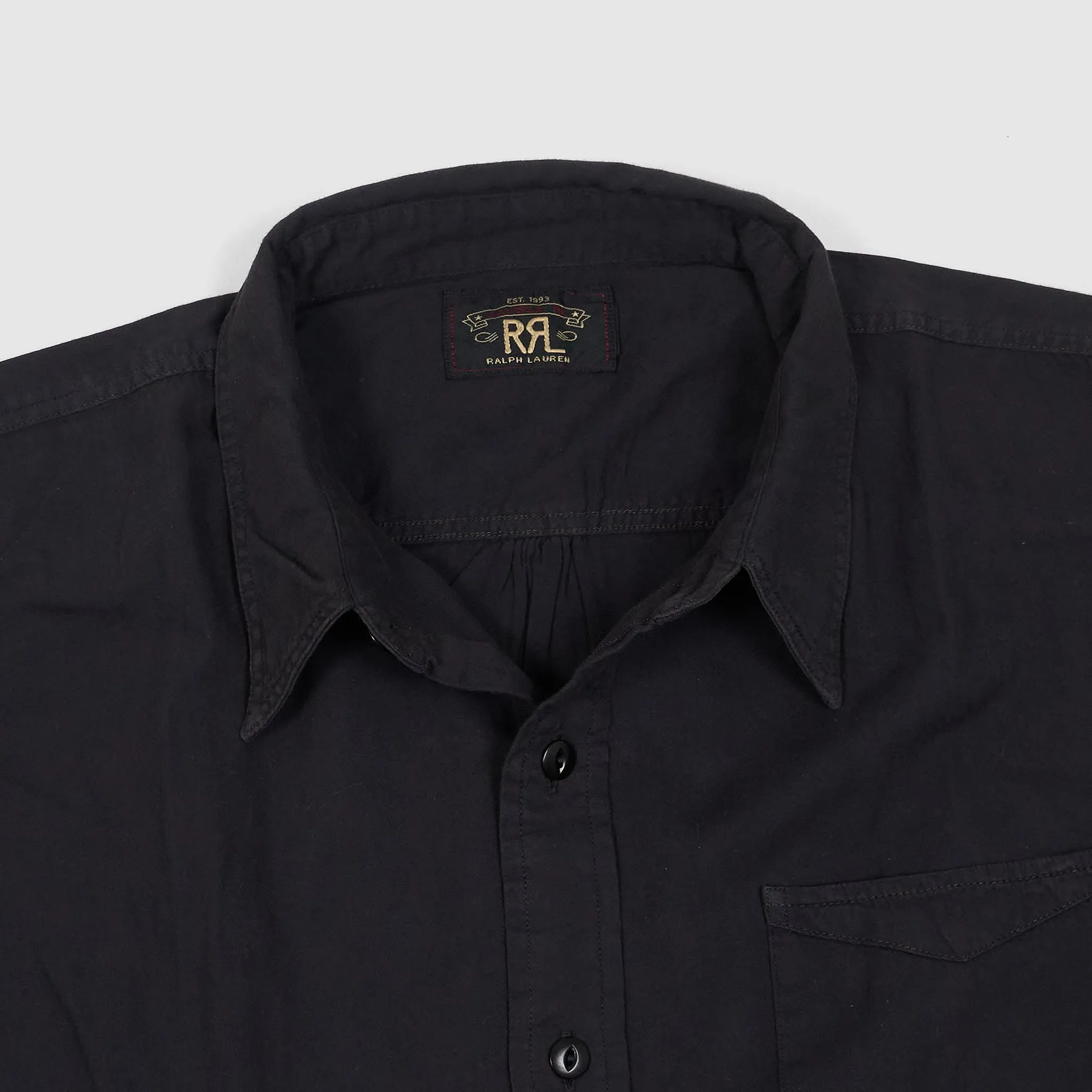 Double RL Garment Dyed Long Sleeve Classic Shirt sold by DeeCee style product image thumbnail 3