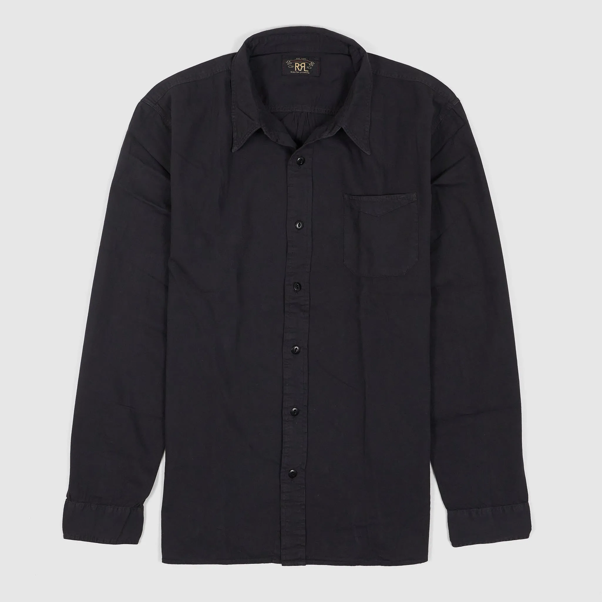 Double RL Garment Dyed Long Sleeve Classic Shirt sold by DeeCee style