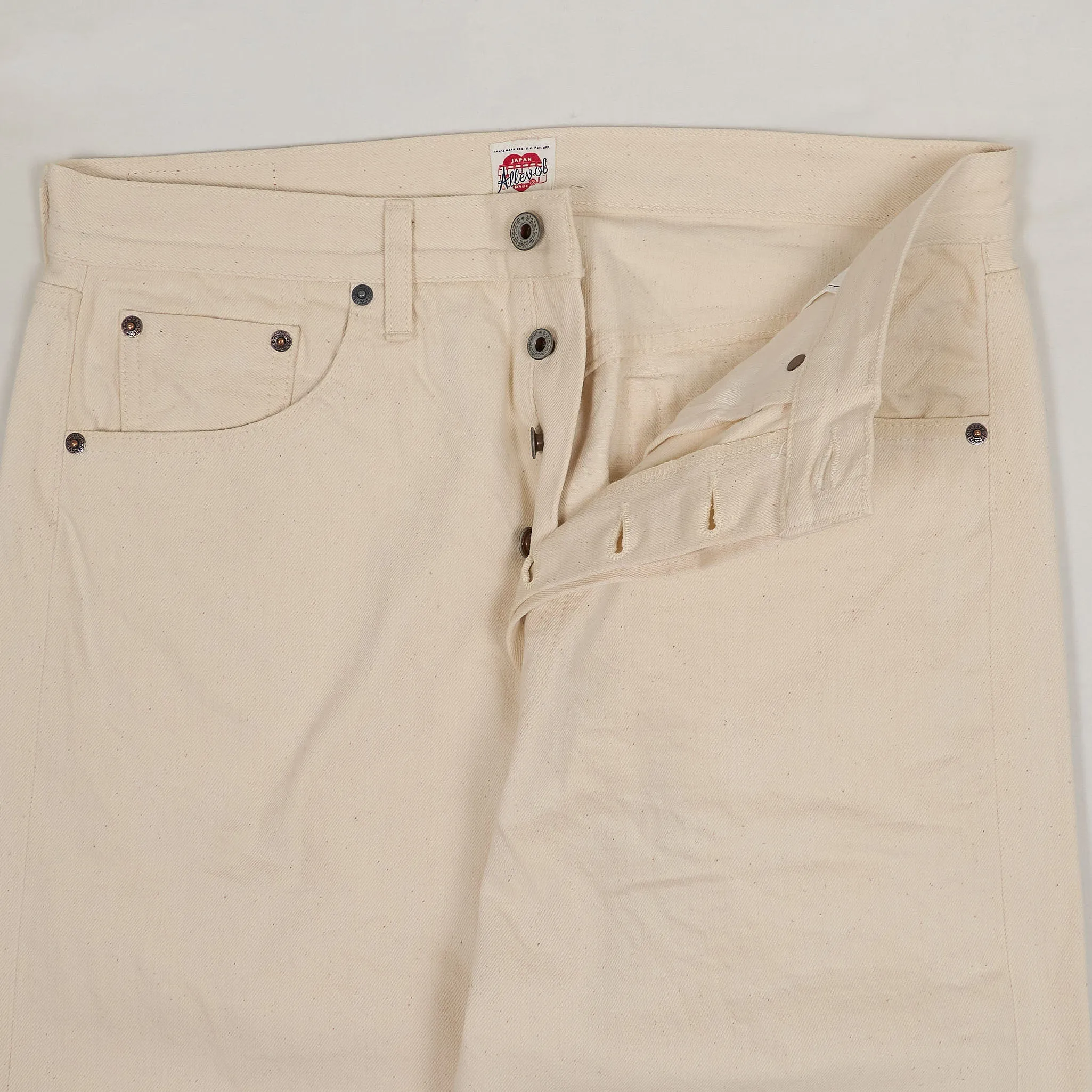Allevol 5-Pocket Natural Straight Leg Selvage 5 Pocket Jeans sold by DeeCee style product image thumbnail 3