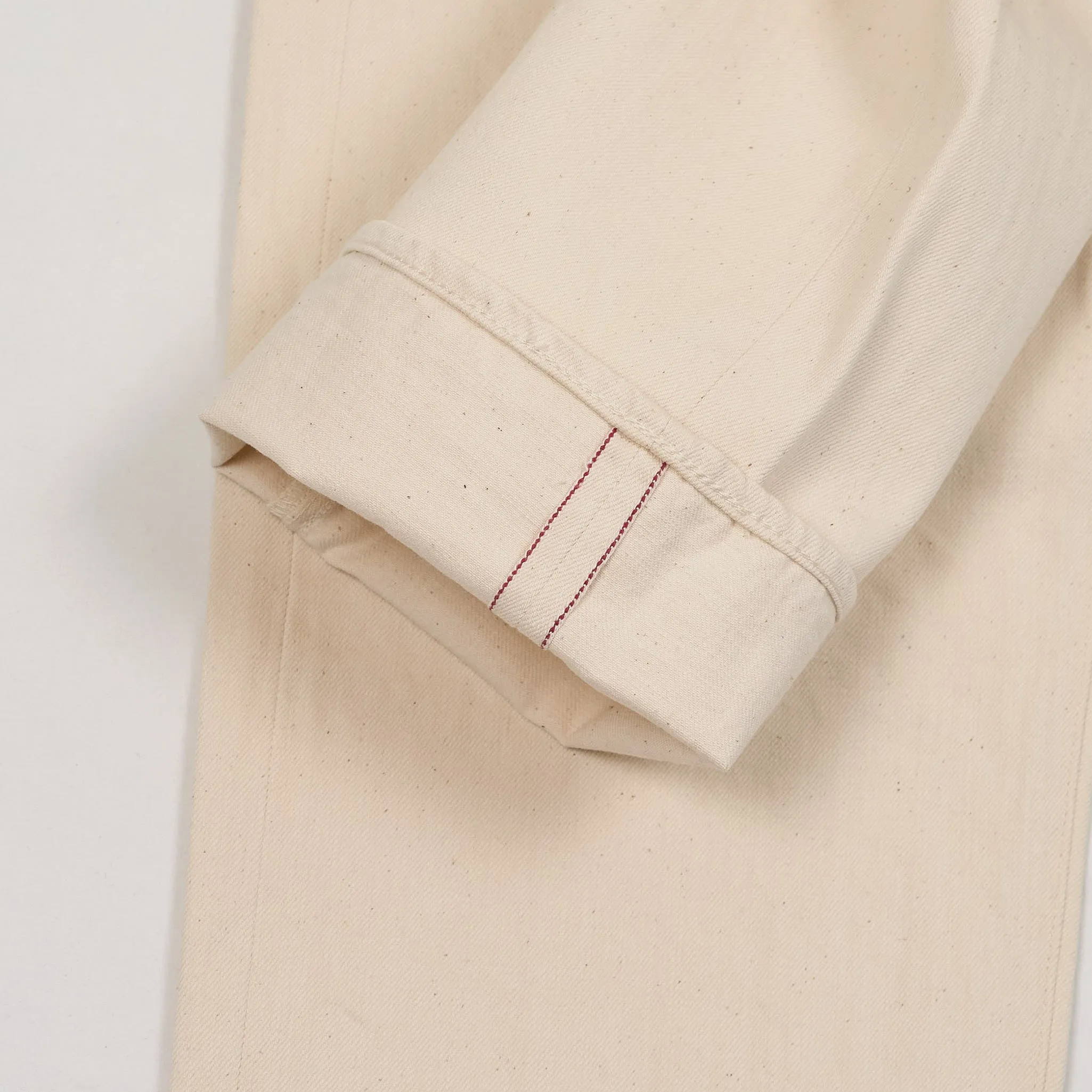 Allevol 5-Pocket Natural Straight Leg Selvage 5 Pocket Jeans sold by DeeCee style product image thumbnail 5