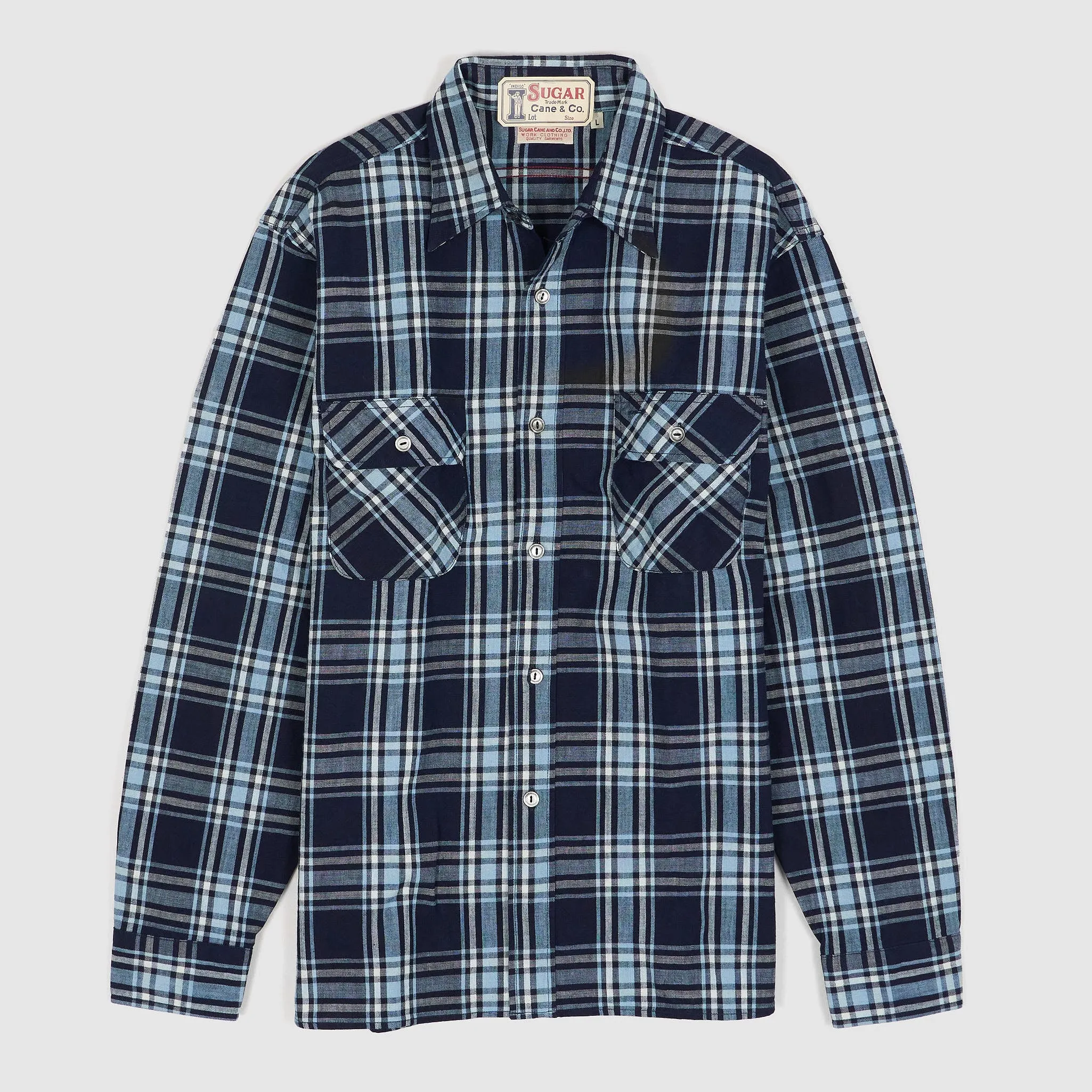 Sugar Cane Plaid Work Shirt sold by DeeCee style