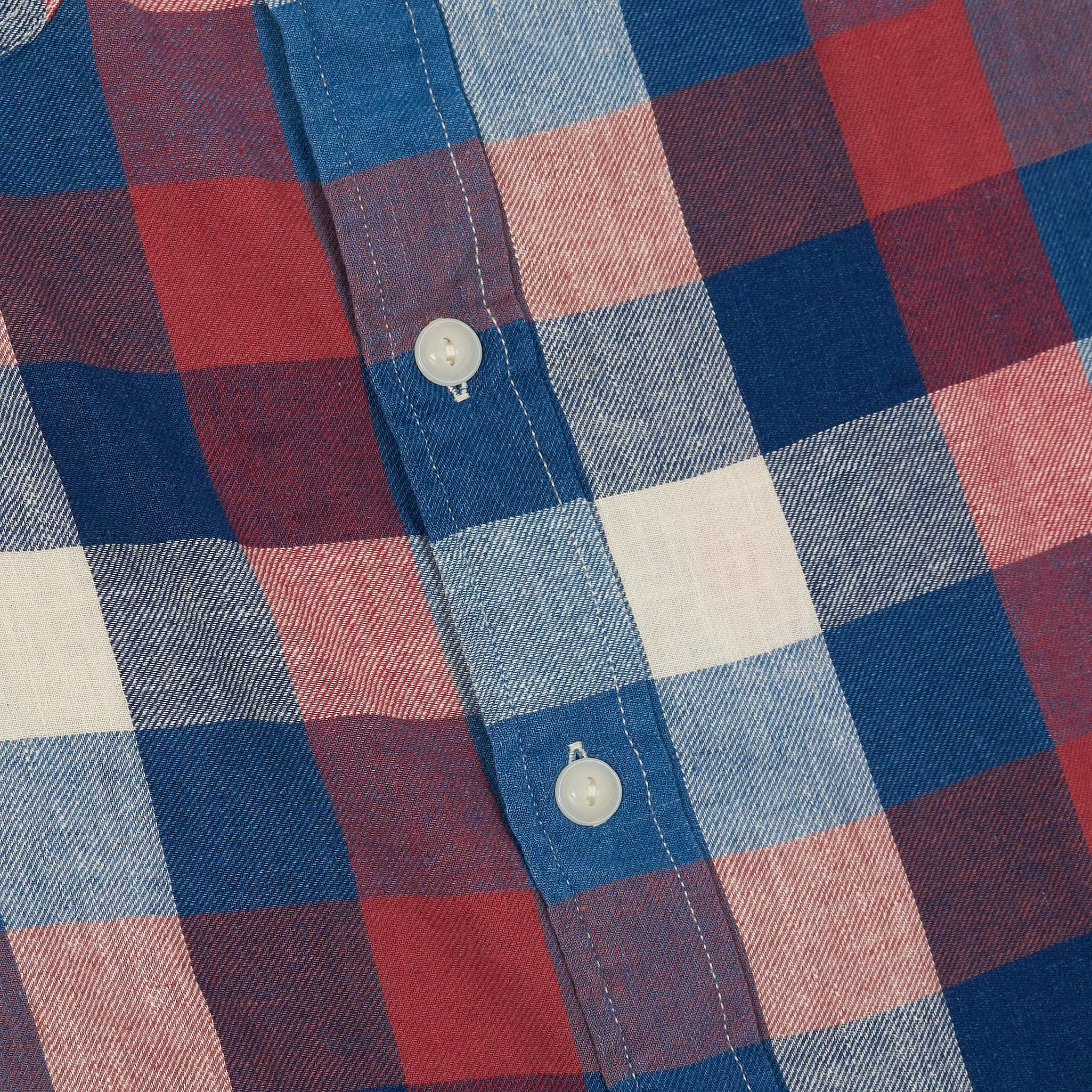 Double RL Multicolor Plaid Long Sleeve Work Shirt sold by DeeCee style product image thumbnail 4