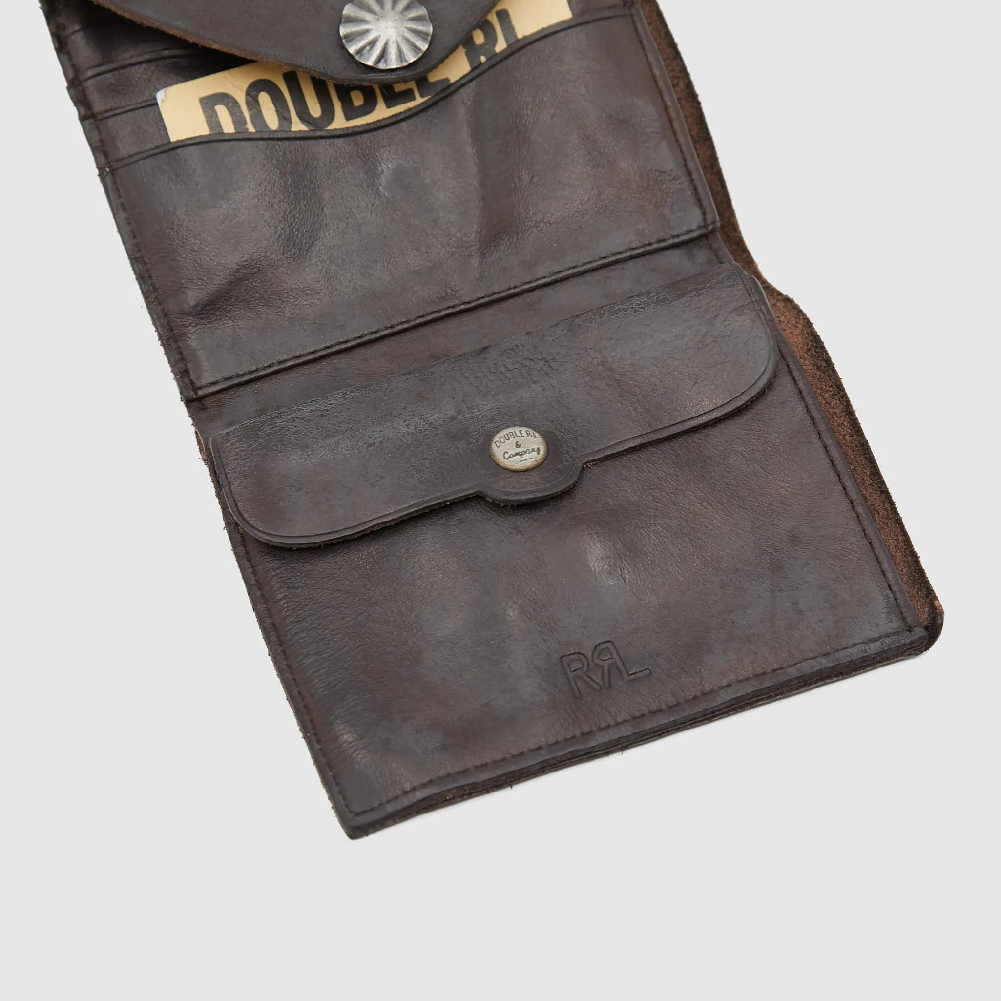 Double RL Leather Concho Wallet sold by DeeCee style product image thumbnail 5