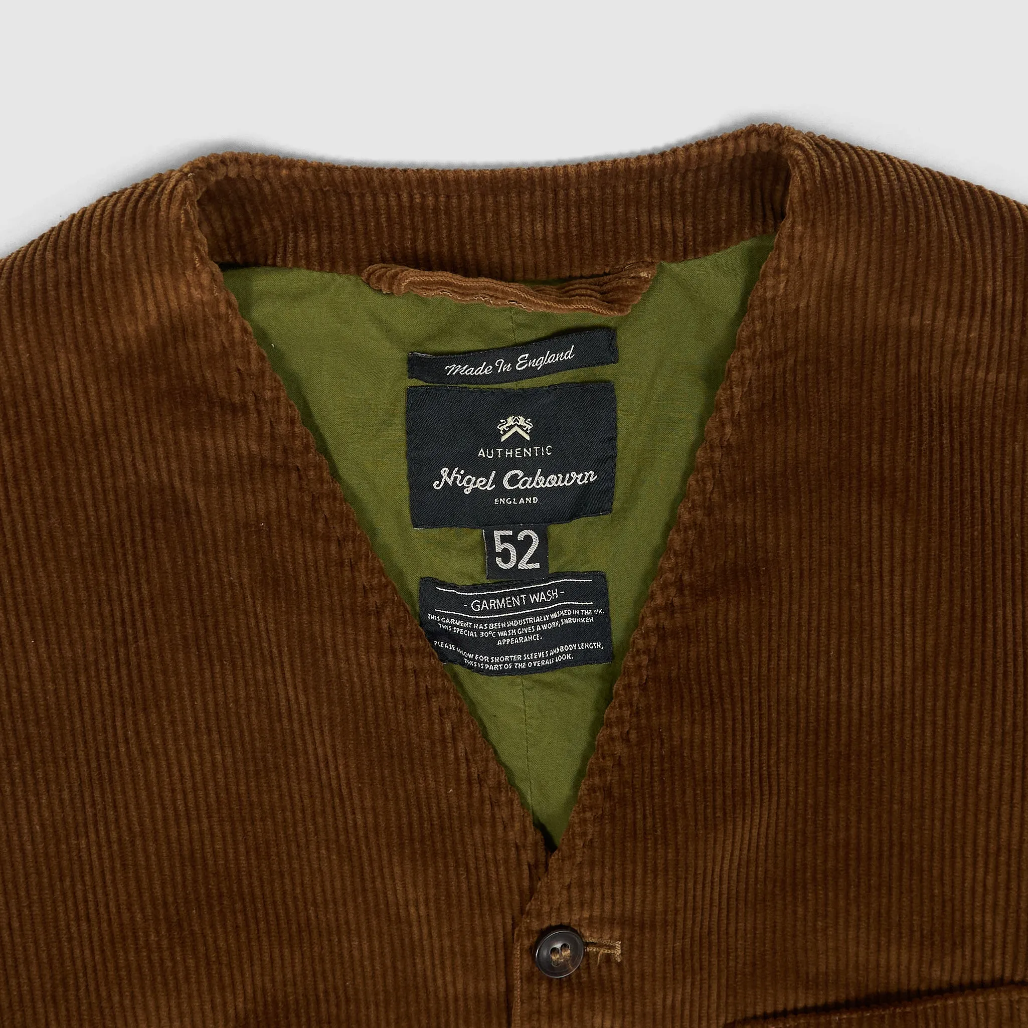 Nigel Cabourn Corduroy Vest sold by DeeCee style product image thumbnail 5