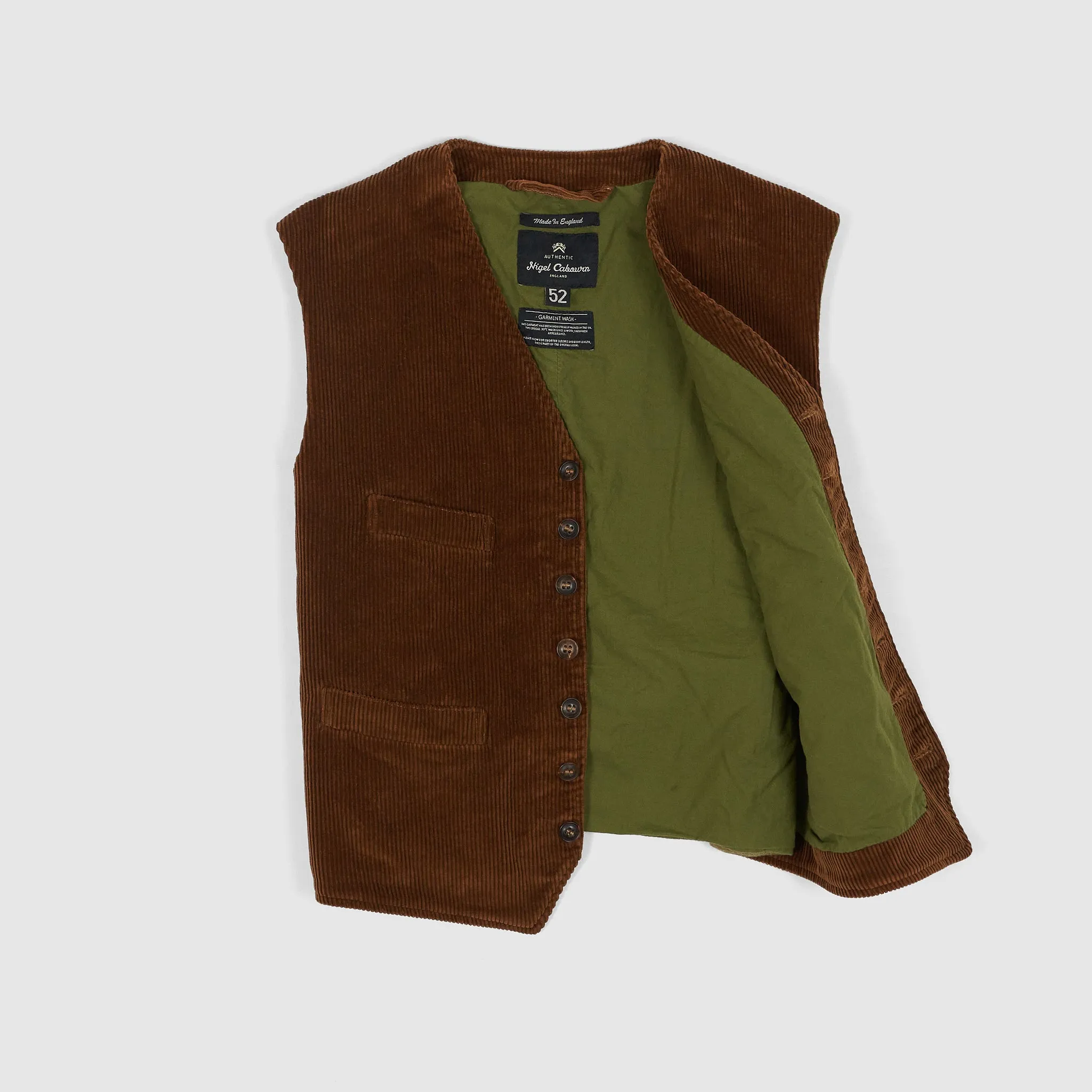 Nigel Cabourn Corduroy Vest sold by DeeCee style product image thumbnail 2