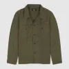 Double RL Revers Sateen Overshirt sold by DeeCee style