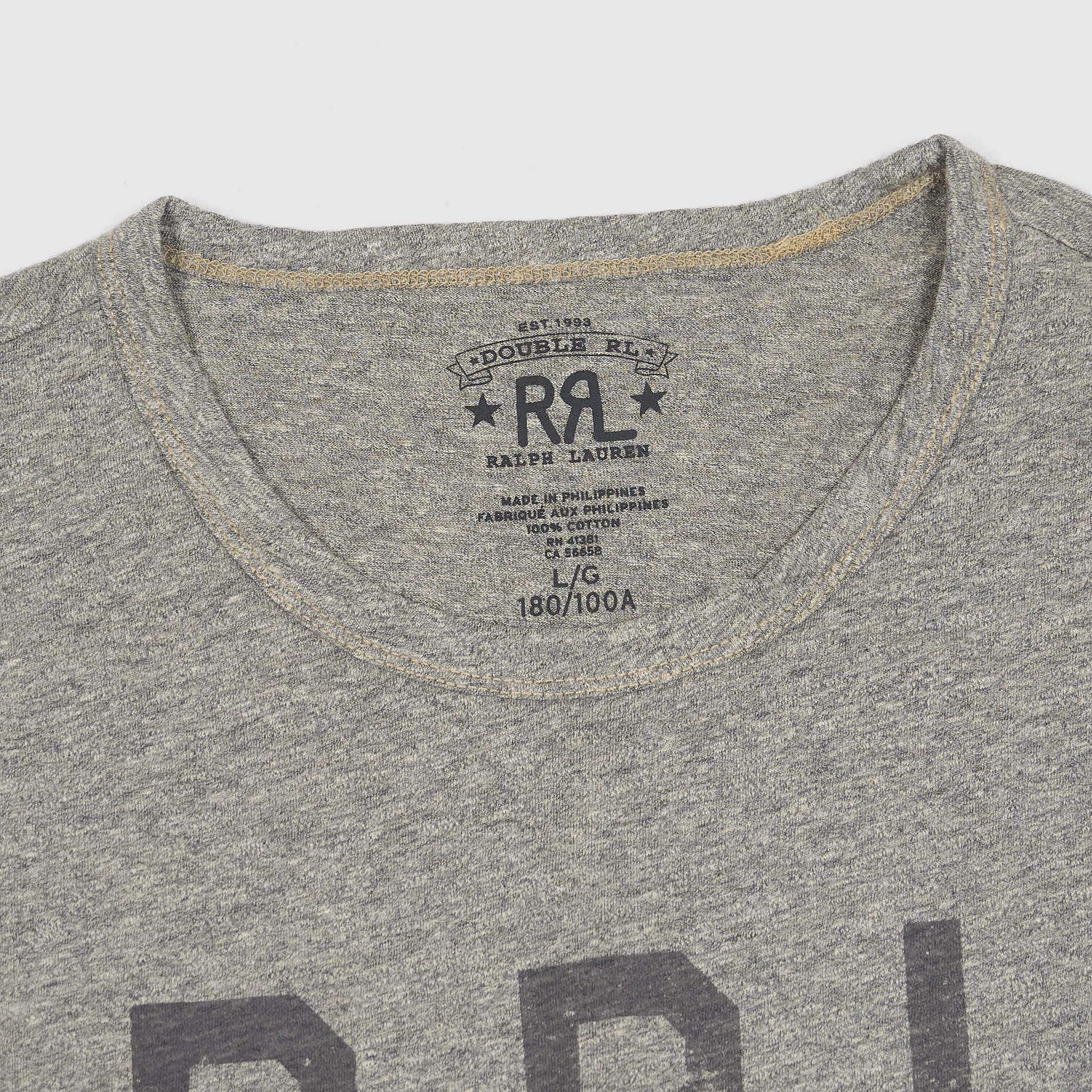 Double RL Crew Neck Printed T-Shirt sold by DeeCee style product image thumbnail 3