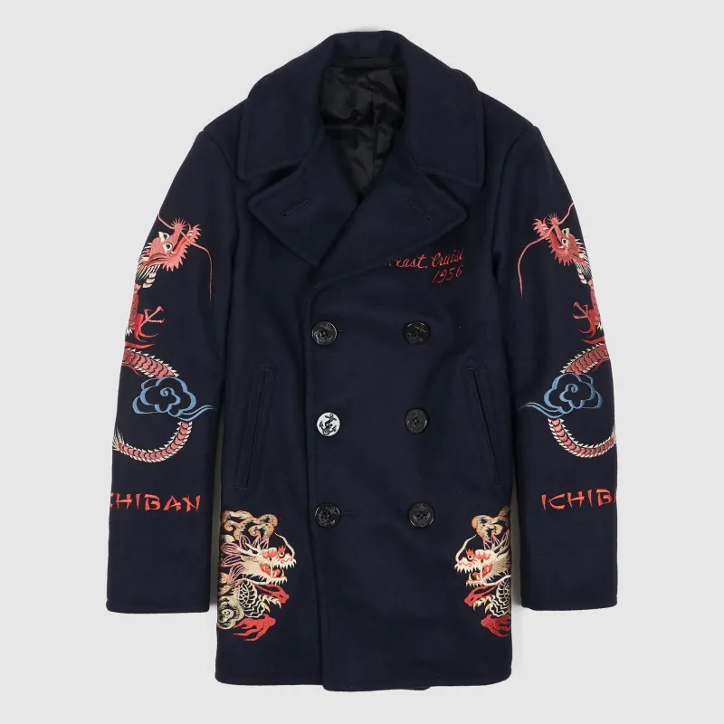 Buzz Ricksons Embroidered Sucka P-Coat sold by DeeCee style