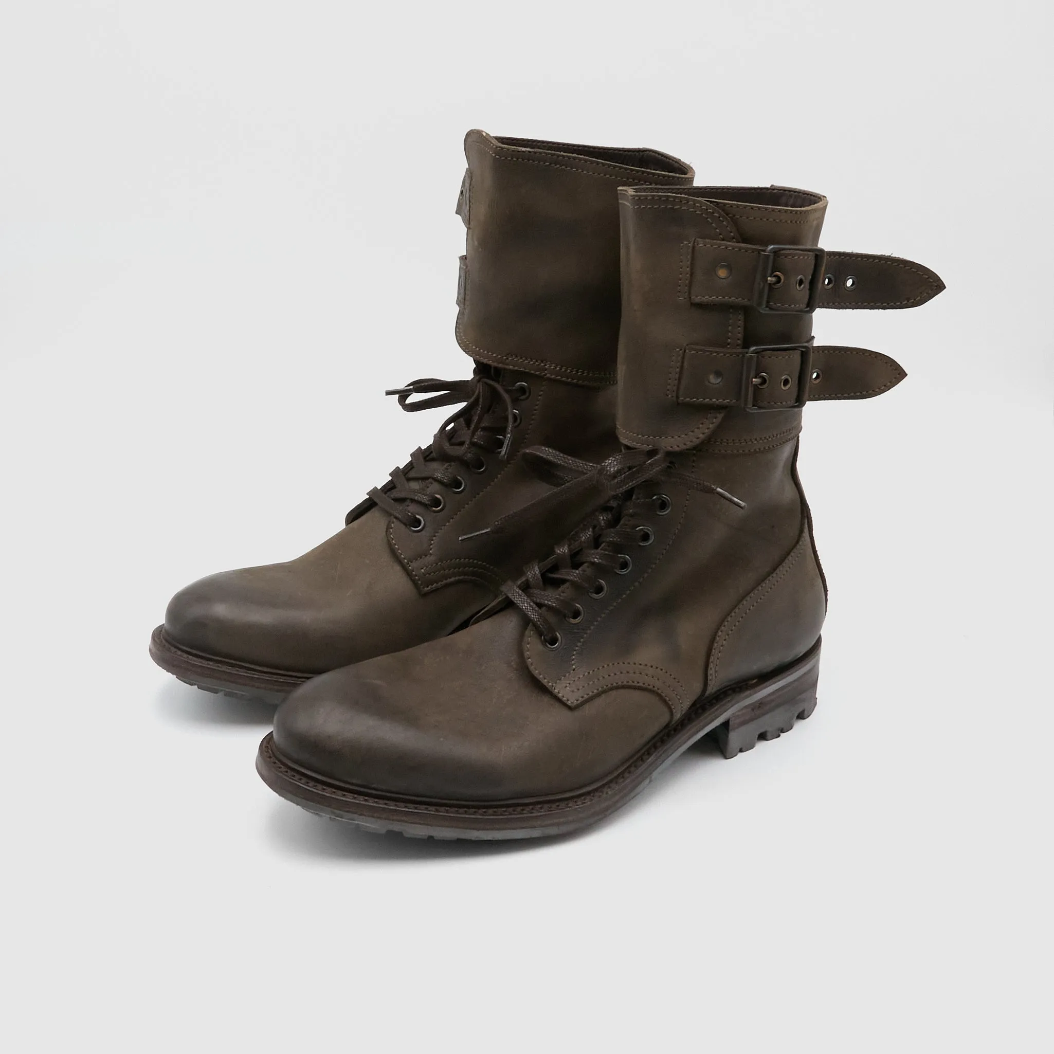 n.d.c. made by hand Waxed Kudu Leather Boots sold by DeeCee style