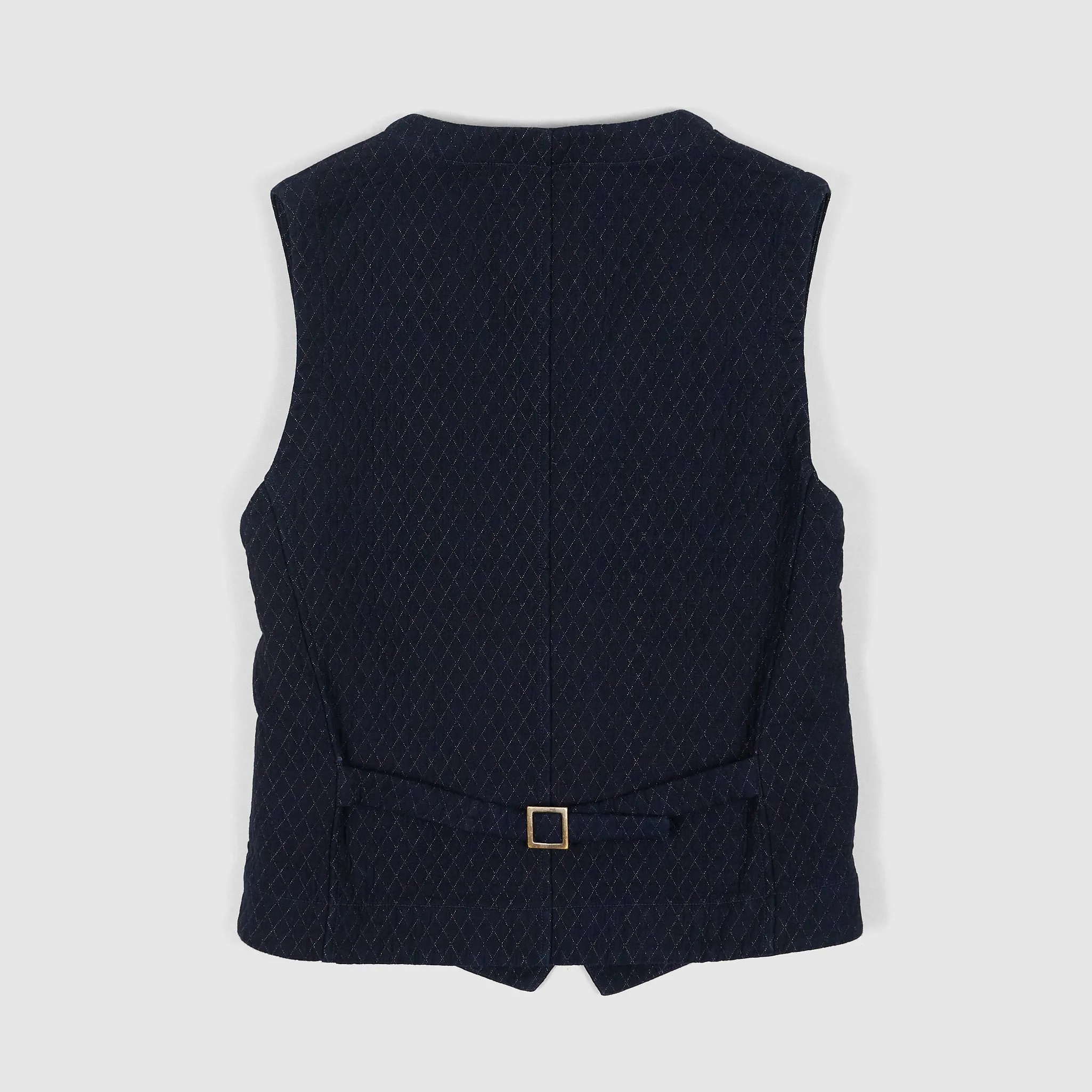 Shockoe Atelier Indigo Dyed Sashiko Vest sold by DeeCee style product image thumbnail 3
