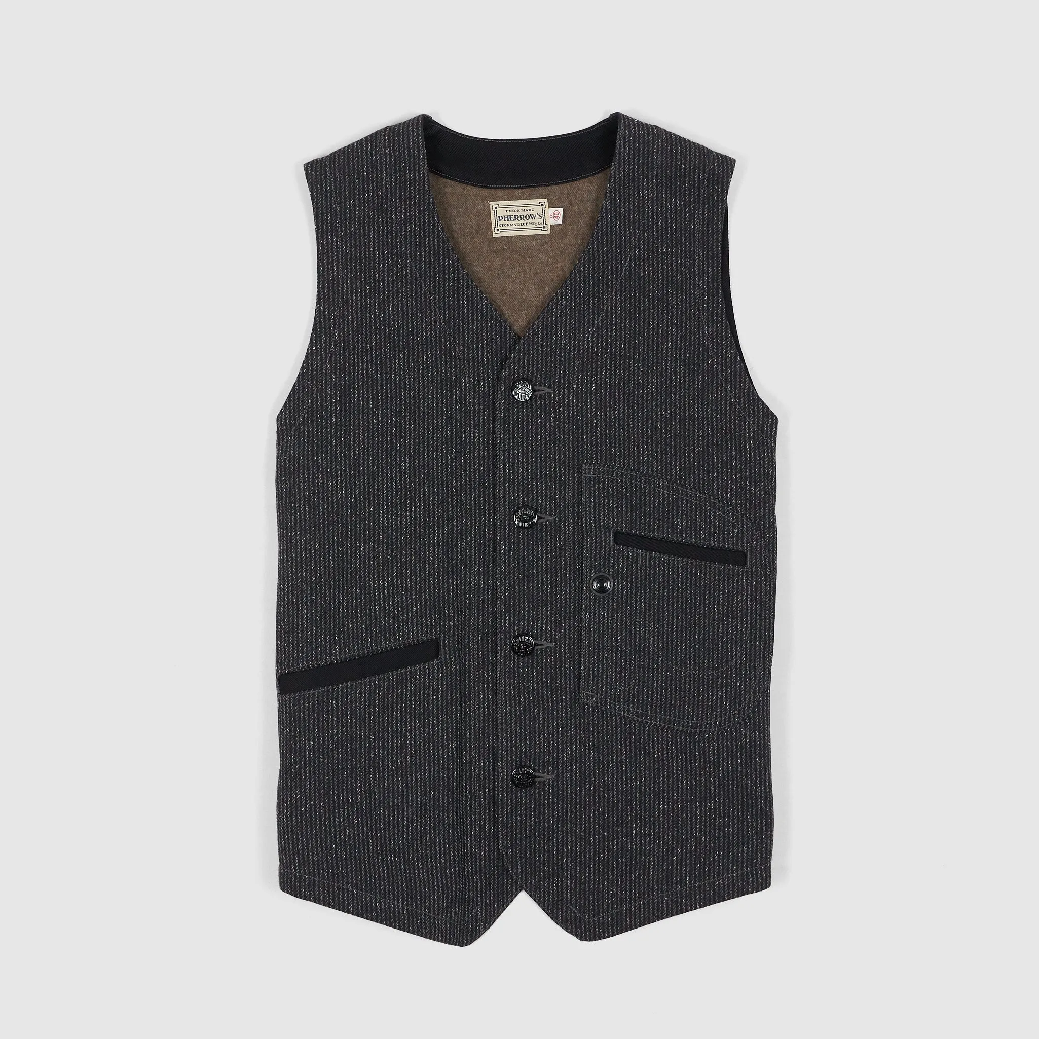 Pherrow`s Brown's Workwear Vest sold by DeeCee style