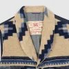 Ocean Surplus Southwestern Jacquard Woven Wool Blend Vest sold by DeeCee style