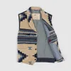 Ocean Surplus Southwestern Jacquard Woven Wool Blend Vest sold by DeeCee style