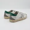 Golden Goose Superstar White Gray Silver Green Sneakers sold by DeeCee style