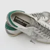 Golden Goose Superstar White Gray Silver Green Sneakers sold by DeeCee style