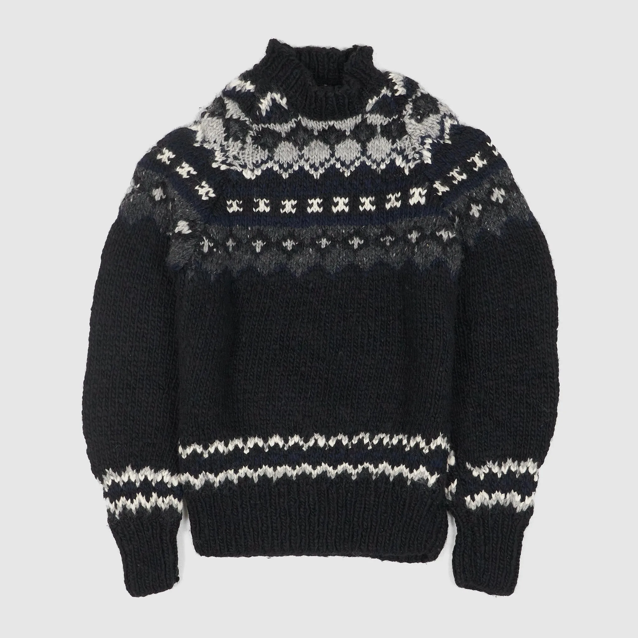 Chamula Hand Knitted Turtle Neck Pullover sold by DeeCee style