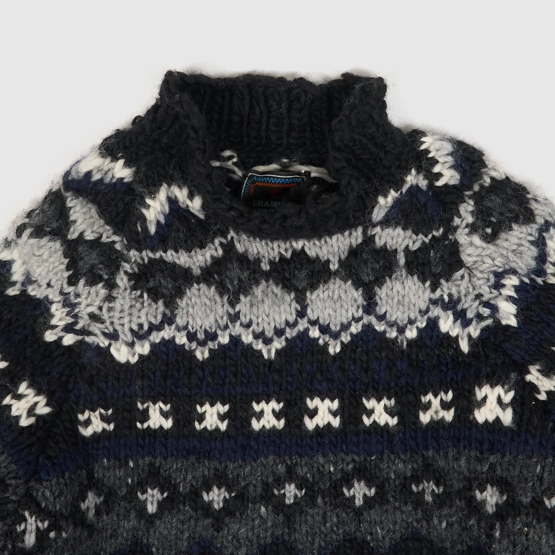 Chamula Hand Knitted Turtle Neck Pullover sold by DeeCee style product image thumbnail 3