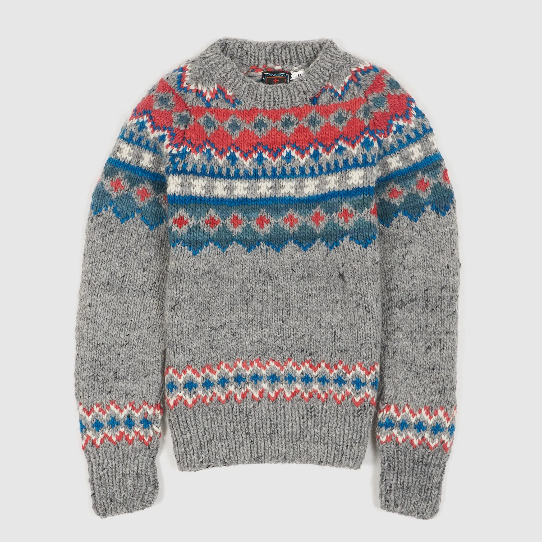 Chamula Hand Knitted Crew Neck Pullover sold by DeeCee style