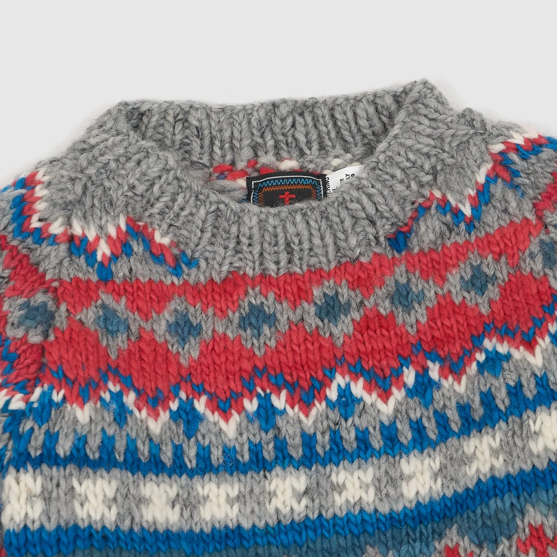 Chamula Hand Knitted Crew Neck Pullover sold by DeeCee style product image thumbnail 2