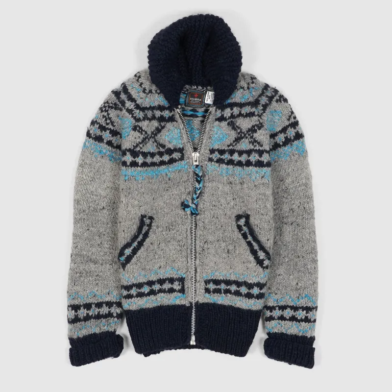 Chamula Handknitted Zip Cardigan sold by DeeCee style