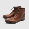 Silvano Sassetti Karagrain Washed Leather  Boots sold by DeeCee style