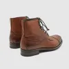 Silvano Sassetti Karagrain Washed Leather  Boots sold by DeeCee style
