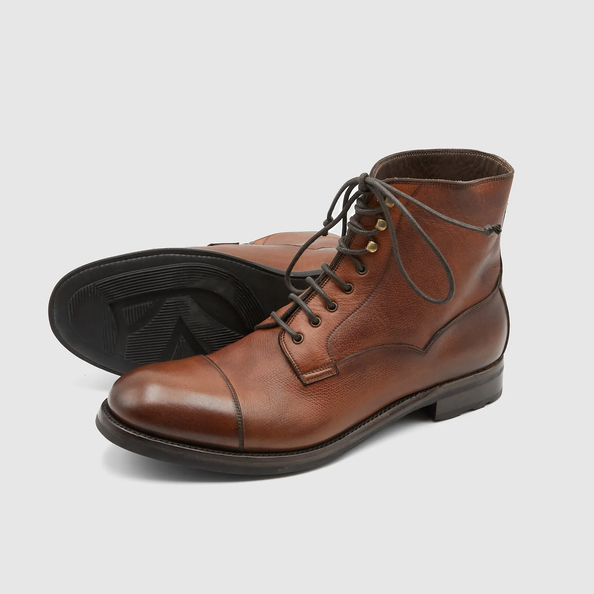 Silvano Sassetti Karagrain Washed Leather Boots sold by DeeCee style product image thumbnail 2