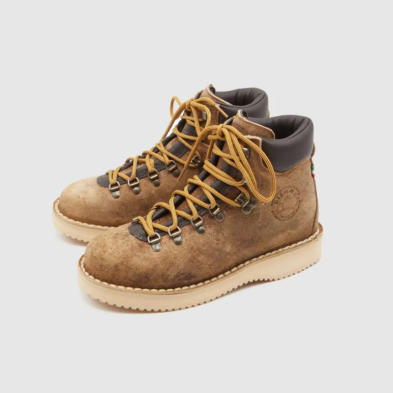 Diemme Ladies Roccia Vet Waxed Distressed Leather Hiking Boots sold by DeeCee style