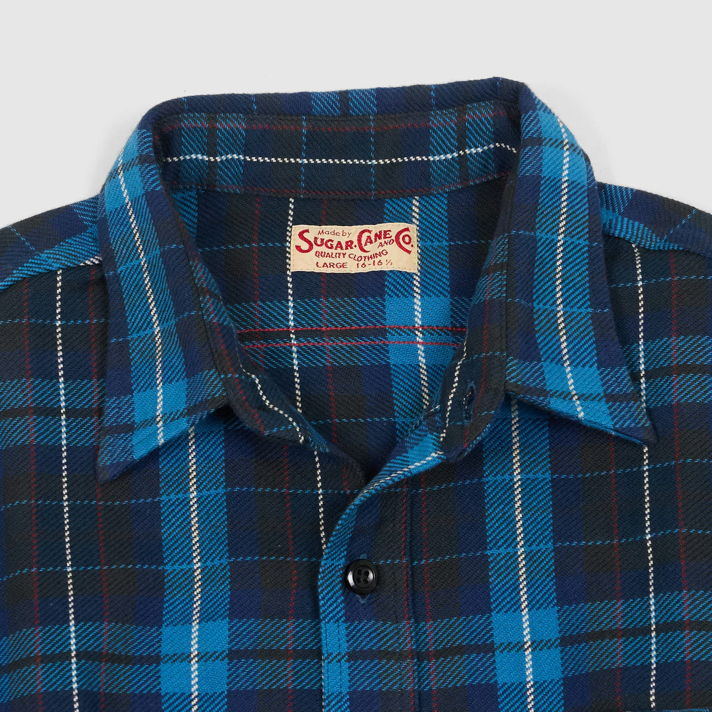 Sugar Cane Plaid Work Overshirt sold by DeeCee style product image thumbnail 3