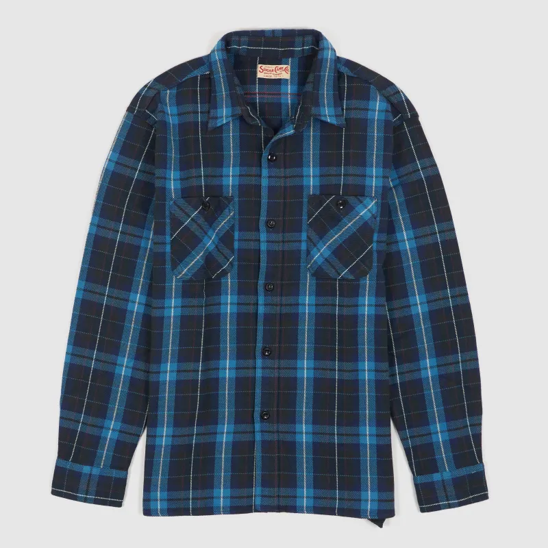 Sugar Cane Plaid Work Overshirt made by Sugar Cane