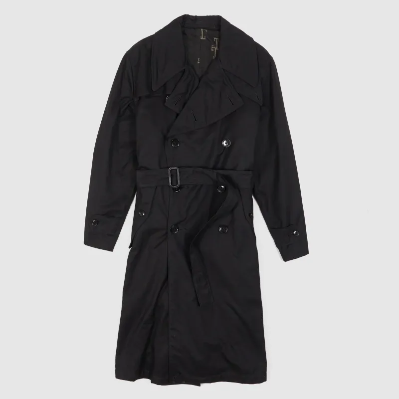 Black Sign Trench Coat sold by DeeCee style
