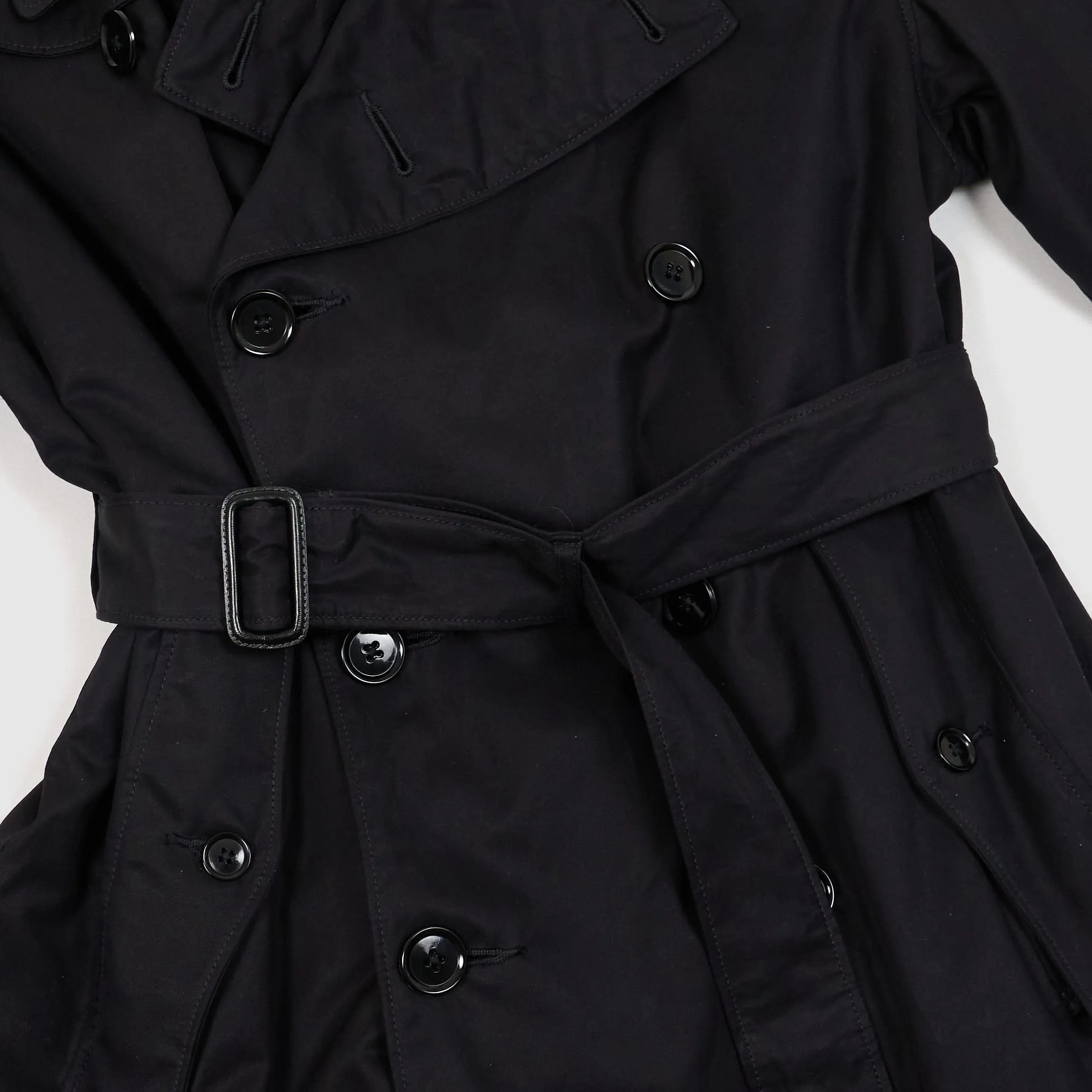 Black Sign Trench Coat sold by DeeCee style product image thumbnail 5
