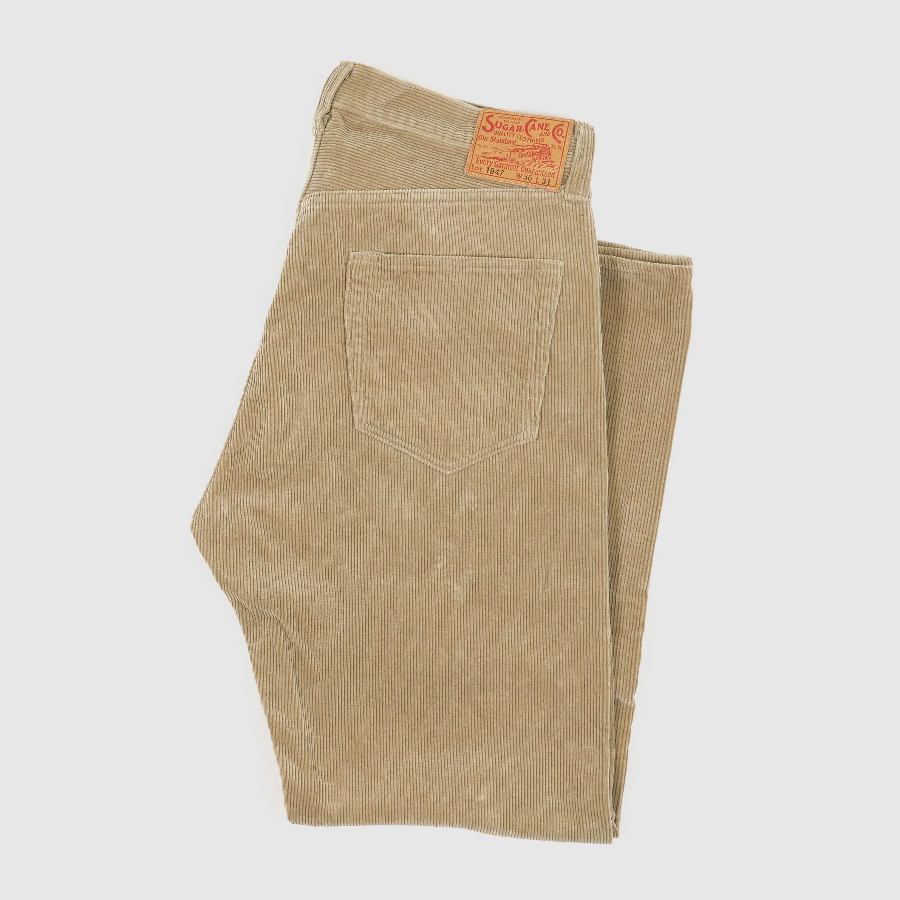 Sugar Cane 5-Pocket 1947 Straight Leg Corduroy Jeans sold by DeeCee style product image thumbnail 2