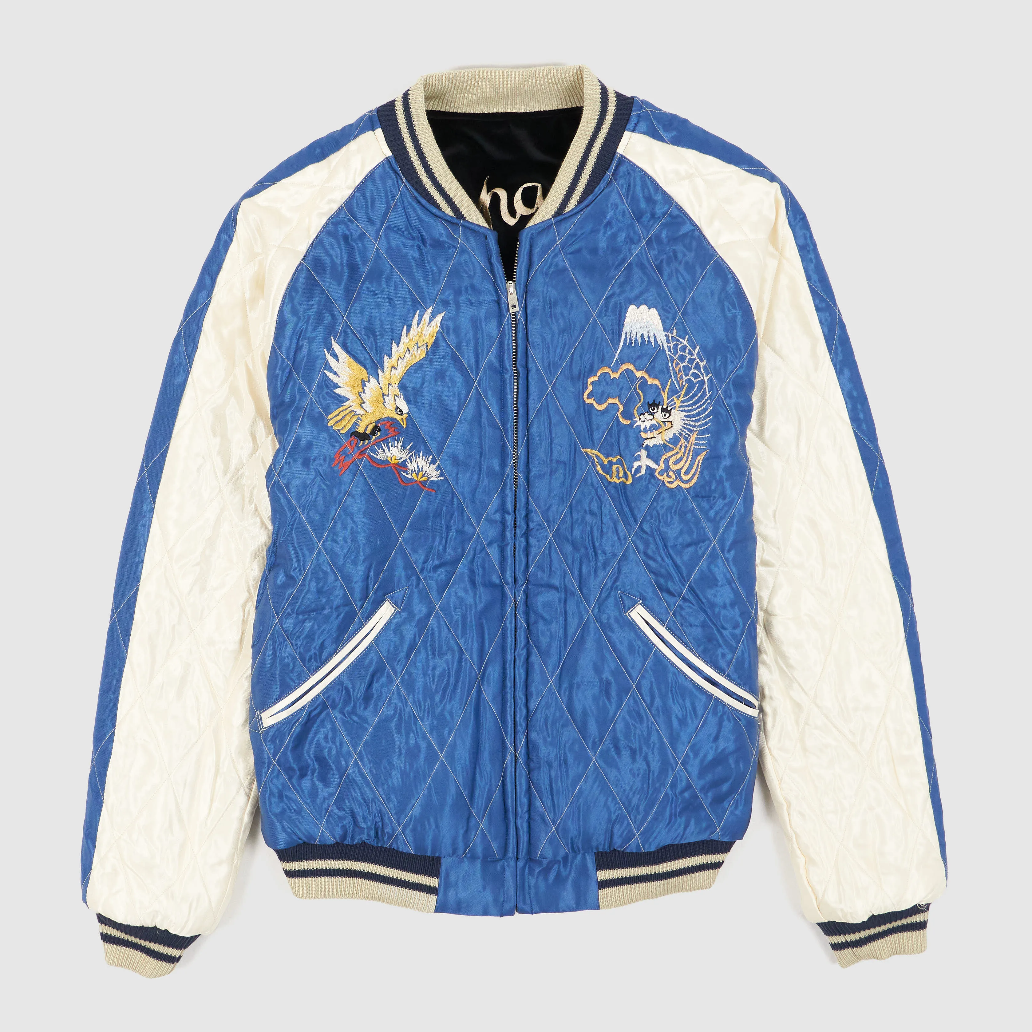Tailor Toyo Velvet Tiger Eagle Souvenir Suka Jacket sold by DeeCee style product image thumbnail 4