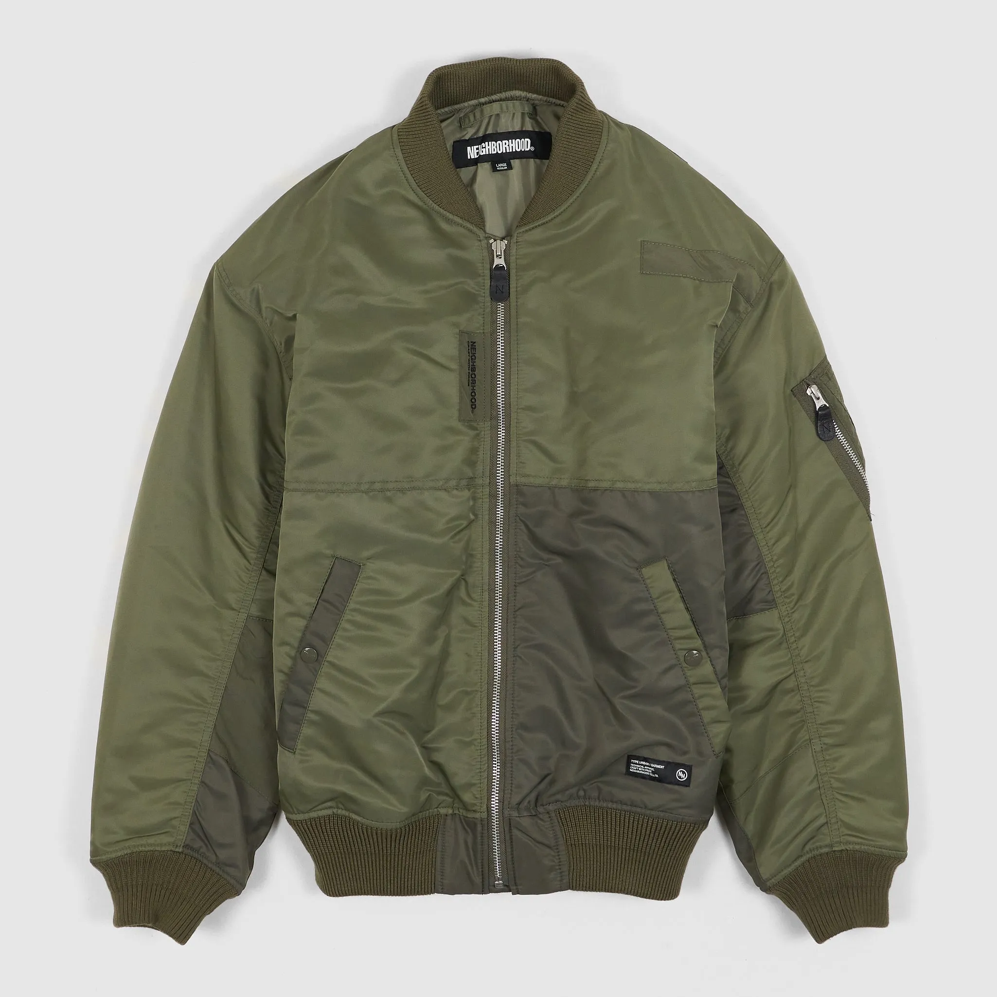Neighborhood MA-1 Flight Jacket sold by DeeCee style