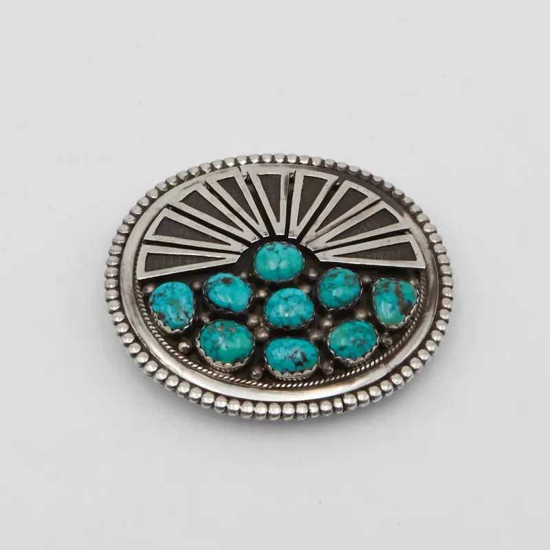 Vintage Jewelry Turquoise Circlet Belt Buckle sold by DeeCee style