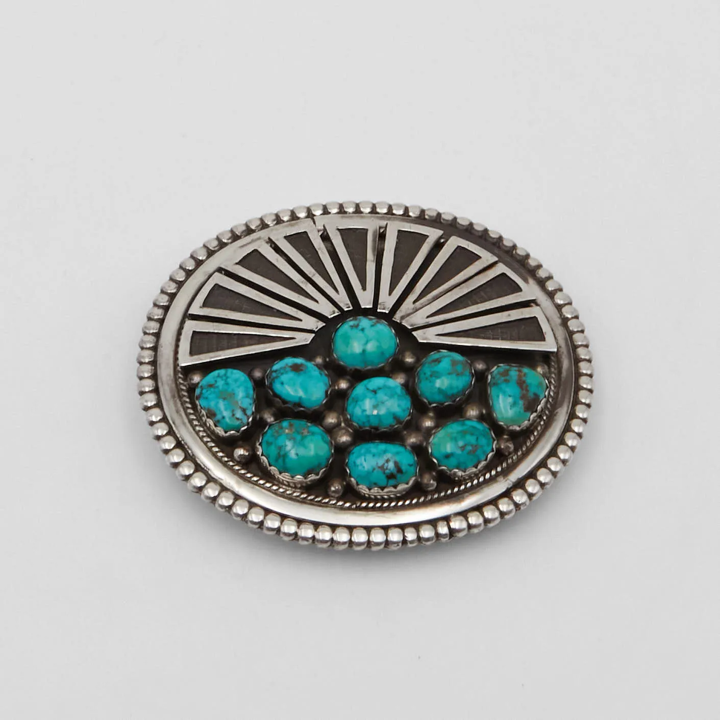 Vintage Jewelry Turquoise Circlet Belt Buckle sold by DeeCee style