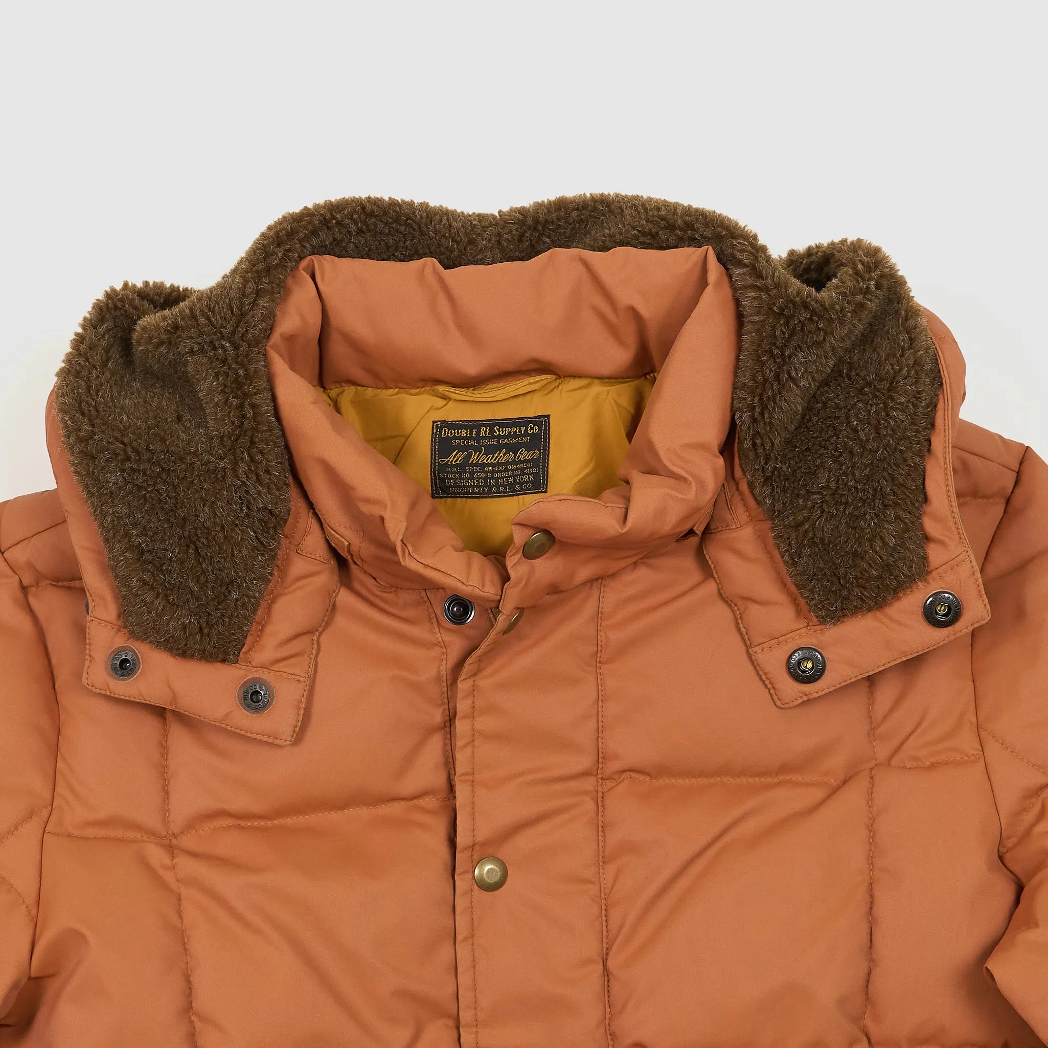 Double RL Quilted Hooded Parka Jacket sold by DeeCee style product image thumbnail 4