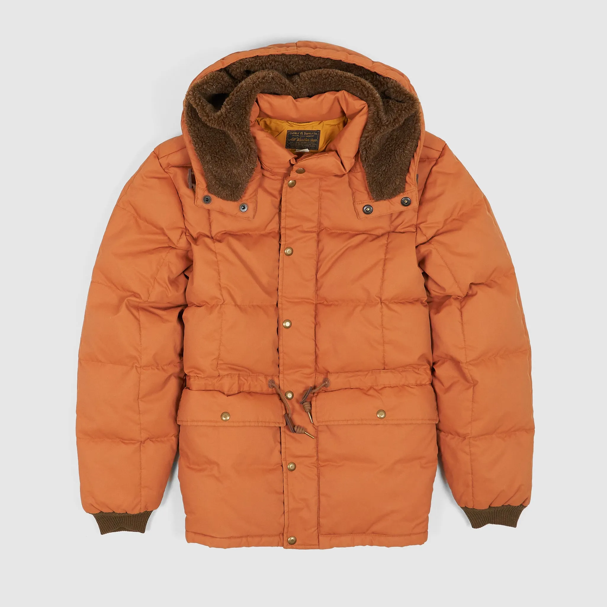 Double RL Quilted Hooded Parka Jacket sold by DeeCee style