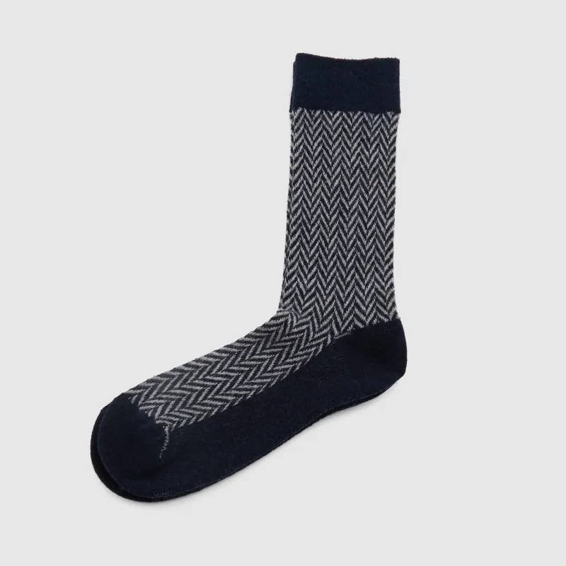 Anonymous Ism Herringbone Crew Socks made by Anonymous Ism