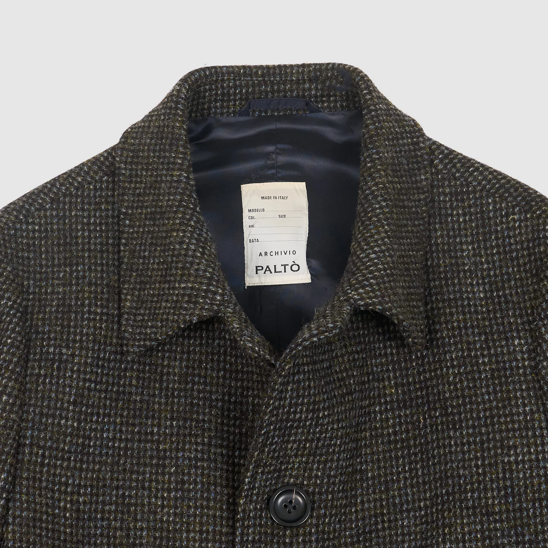 Palto Classic Harris Tweed Medium Length Over Coat sold by DeeCee style product image thumbnail 3