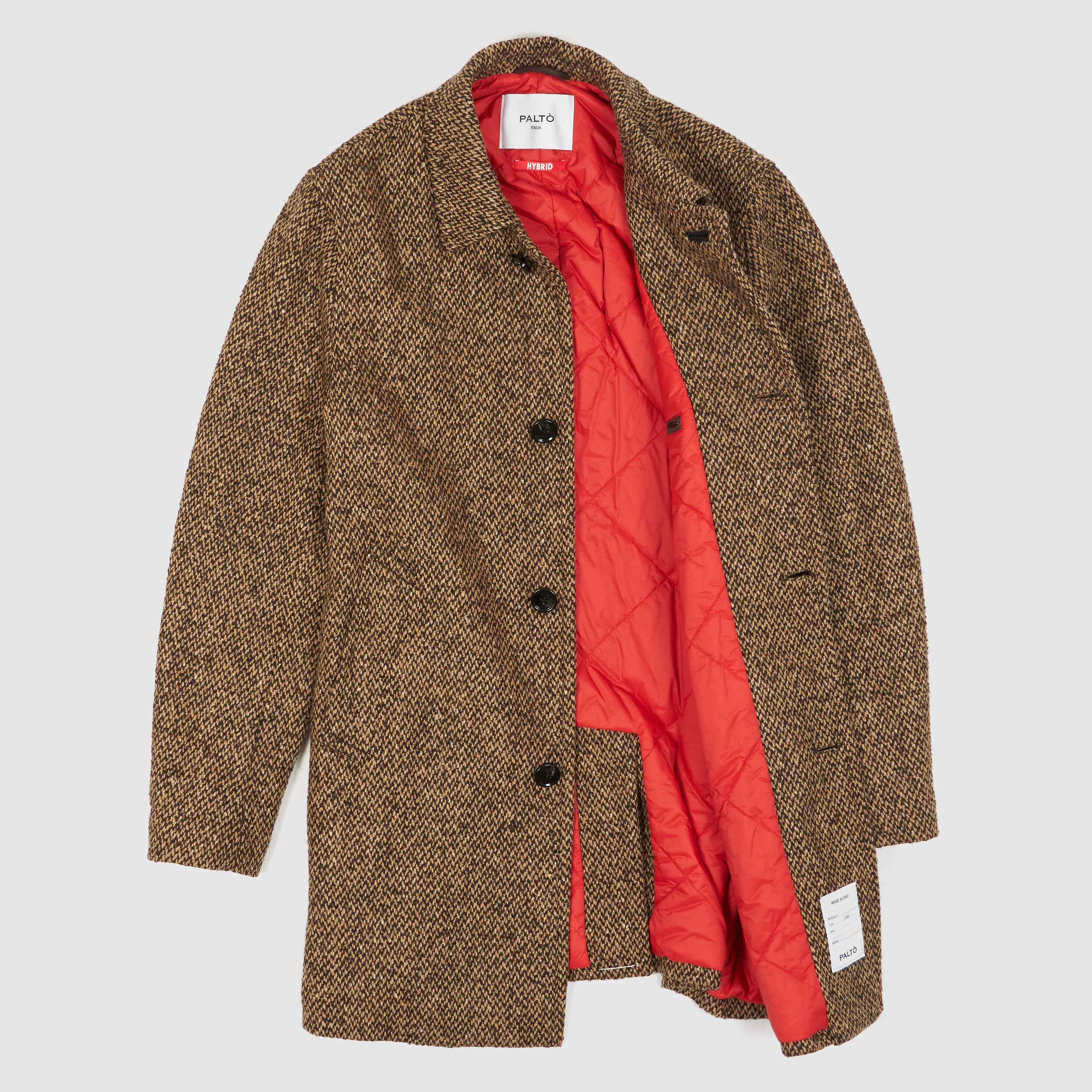 Palto Wool Blend Tweed Coat Thermore® Insulation sold by DeeCee style product image thumbnail 2