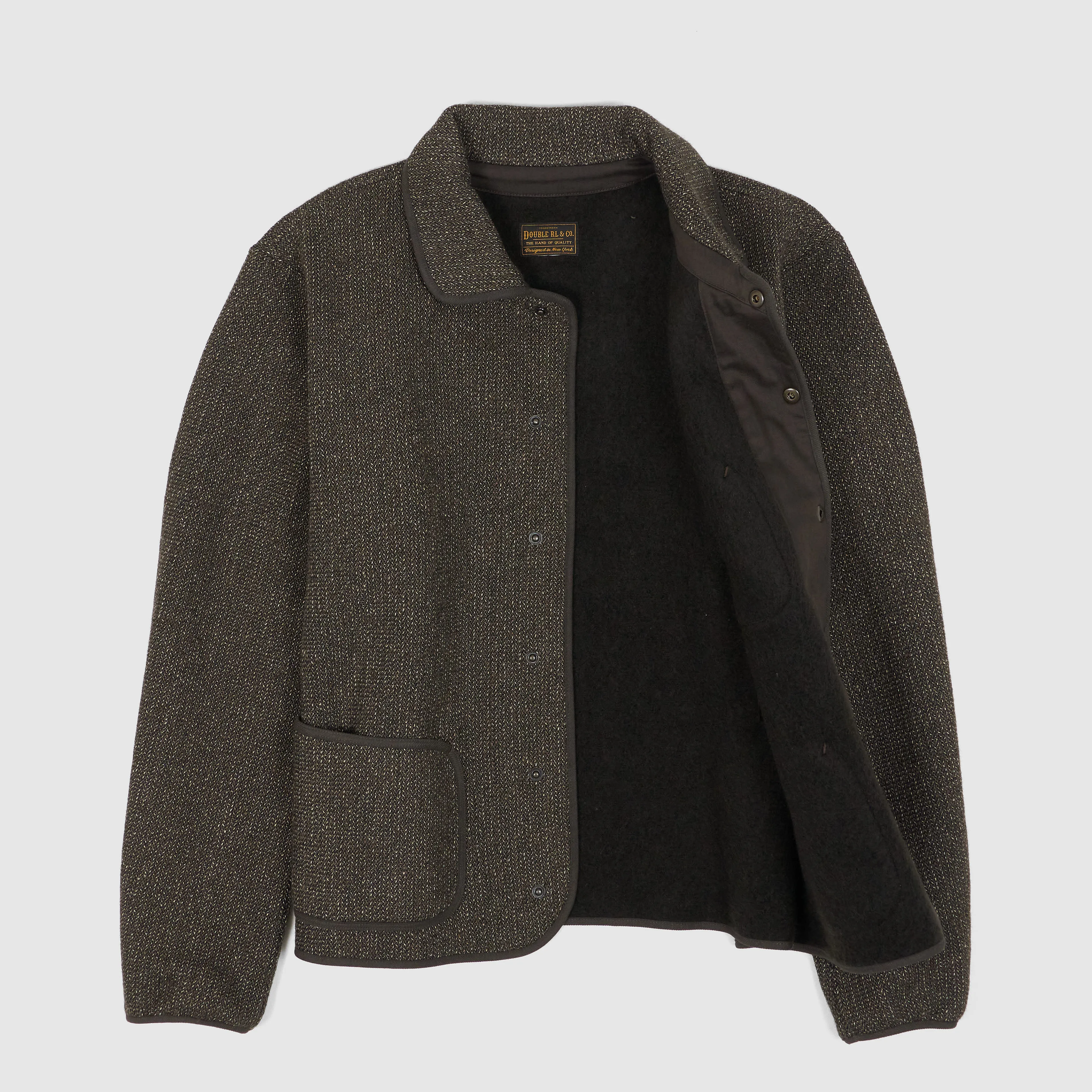 Double RL Wool-Cotton All Purpose Cardigan Jacket sold by DeeCee style product image thumbnail 2