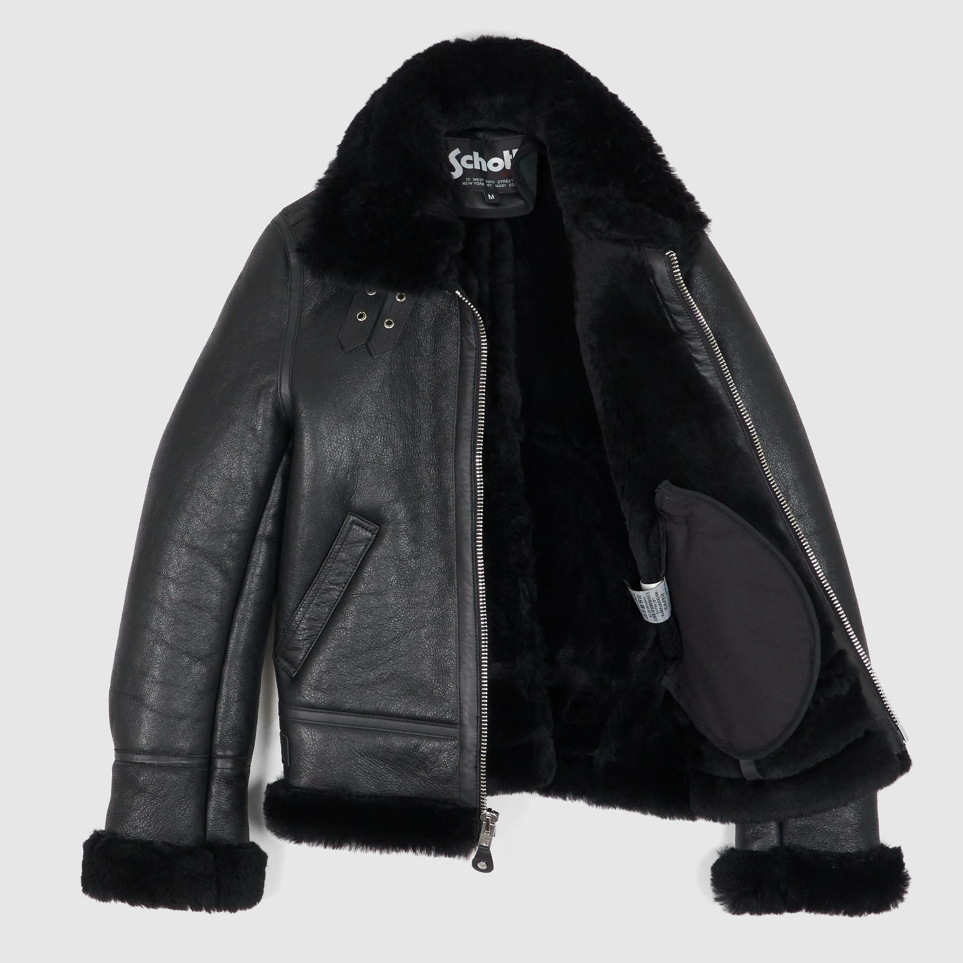 Schott N.Y.C. Ladies B-3 Leather Jacket sold by DeeCee style product image thumbnail 2