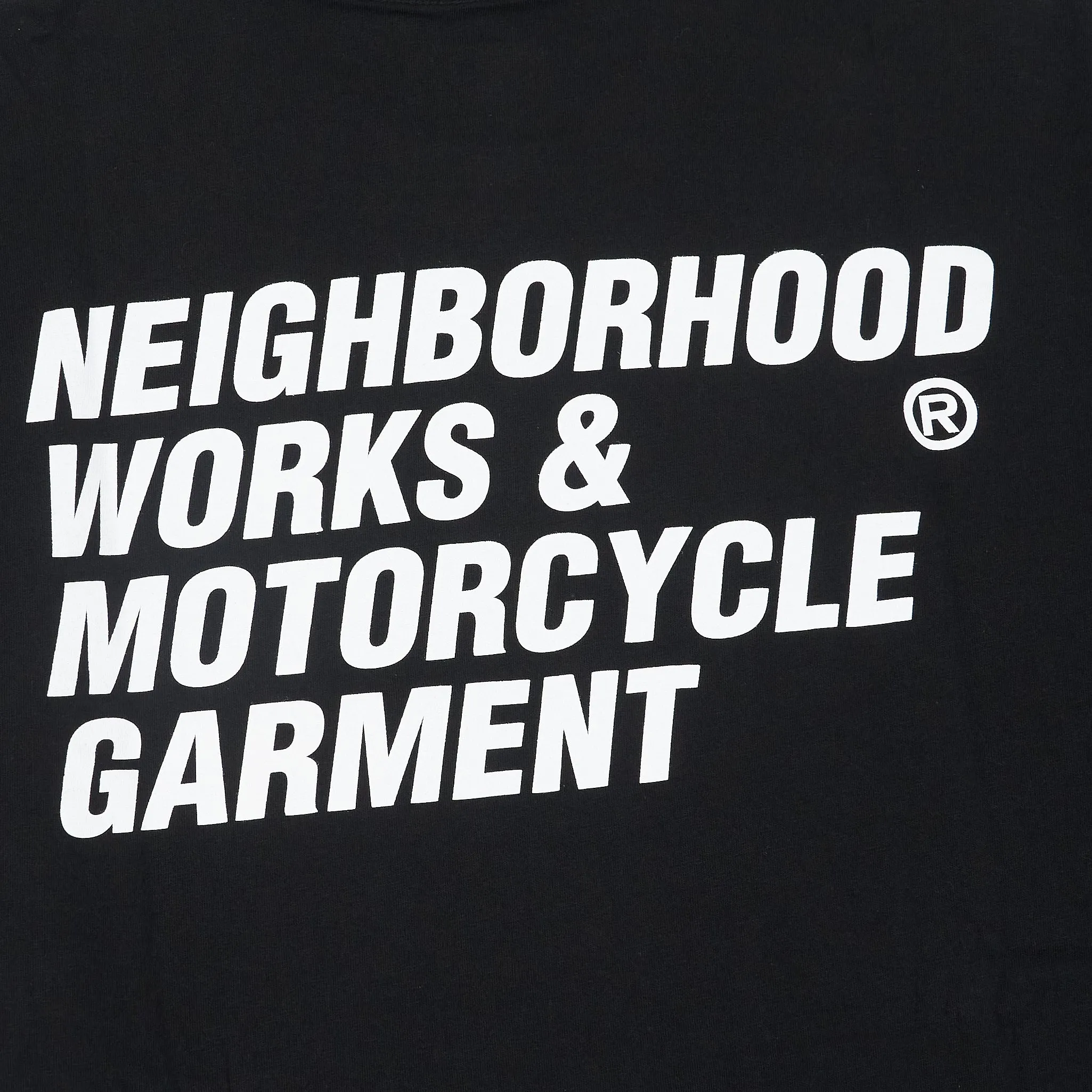 Neighborhood Short Sleeve Motorcycle Garment Back Print Crew Neck T-Shirt sold by DeeCee style product image thumbnail 4