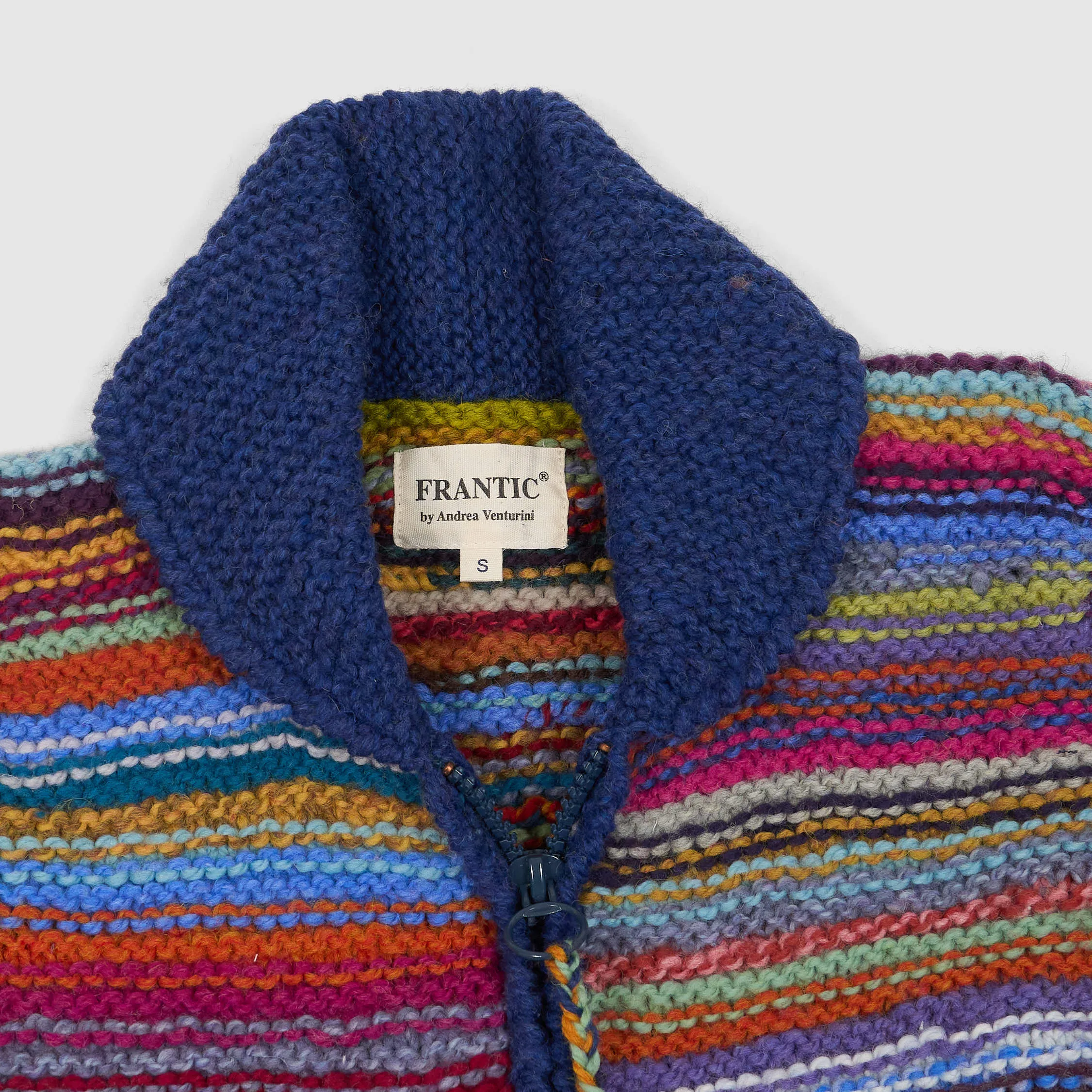 Frantic Ladies Hand Knitwear Full Zip Peggy Armas Cardigan sold by DeeCee style product image thumbnail 4