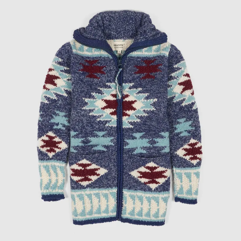 Frantic Hand Knitwear Full Zip Cardigan sold by DeeCee style